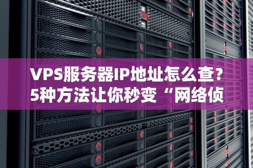 VPS服务器IP地址怎么查？5种方法让你秒变“网络侦探”！（附超实用技巧）
