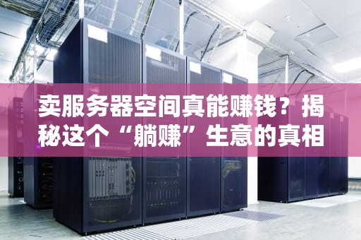 卖服务器空间真能赚钱？揭秘这个“躺赚”生意的真相！