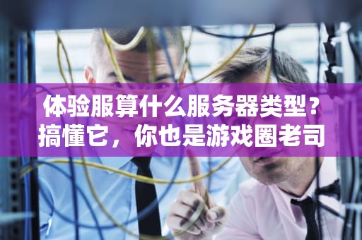 体验服算什么服务器类型？搞懂它，你也是游戏圈老司机！