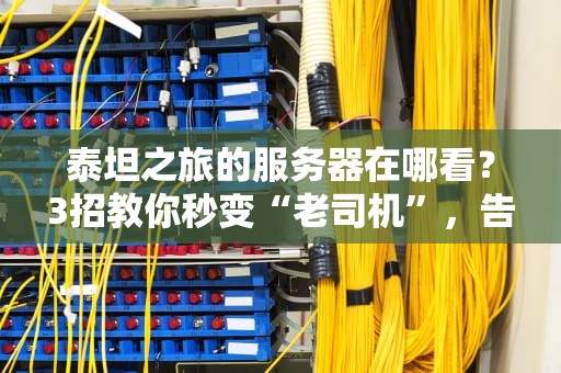 泰坦之旅的服务器在哪看？3招教你秒变“老司机”，告别延迟卡顿！