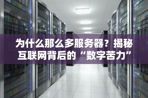 为什么那么多服务器？揭秘互联网背后的“数字苦力”们