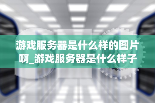 游戏服务器是什么样的图片啊_游戏服务器是什么样子_游戏服务器的神秘面纱