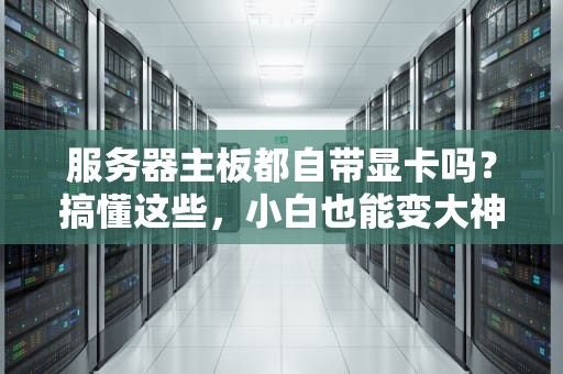 服务器主板都自带显卡吗？搞懂这些，小白也能变大神！