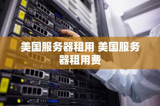 美国服务器租用 美国服务器租用费