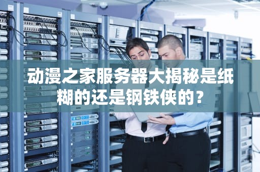 动漫之家服务器大揭秘是纸糊的还是钢铁侠的？