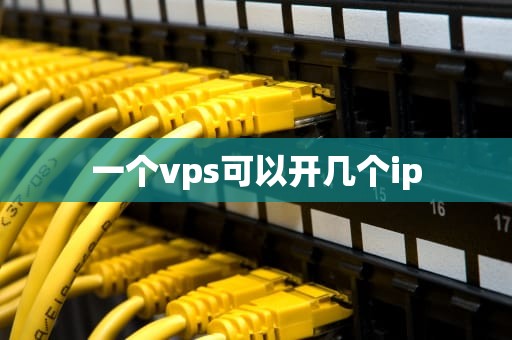 一个vps可以开几个ip