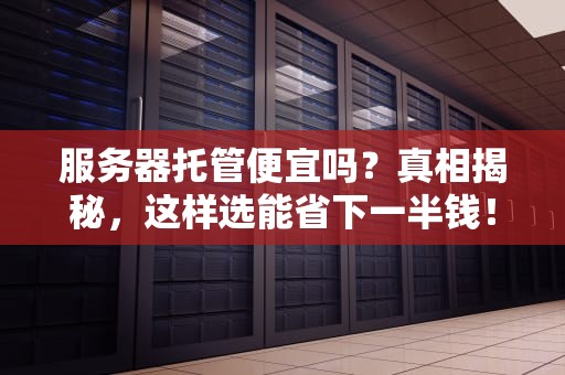 服务器托管便宜吗？真相揭秘，这样选能省下一半钱！