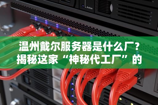 温州戴尔服务器是什么厂？揭秘这家“神秘代工厂”的硬核实力！