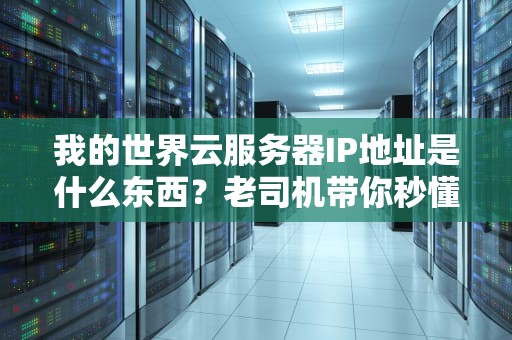 我的世界云服务器IP地址是什么东西？老司机带你秒懂数字门牌号