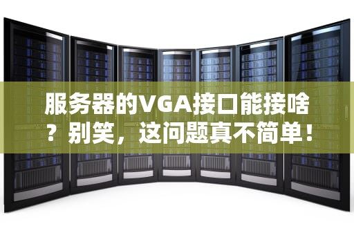 服务器的VGA接口能接啥？别笑，这问题真不简单！