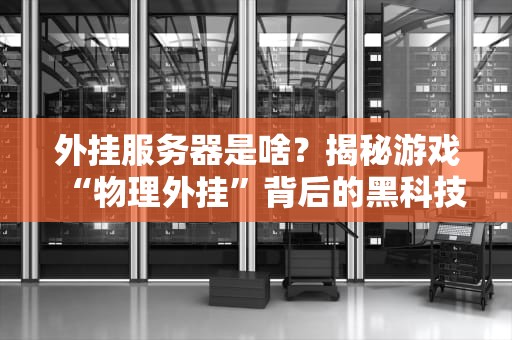 外挂服务器是啥？揭秘游戏“物理外挂”背后的黑科技！
