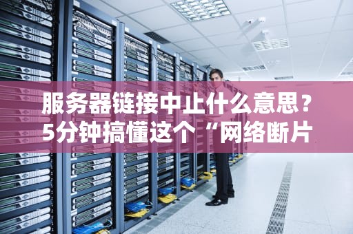 服务器链接中止什么意思？5分钟搞懂这个“网络断片”的真相！