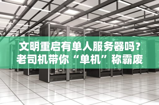 文明重启有单人服务器吗？老司机带你“单机”称霸废土！