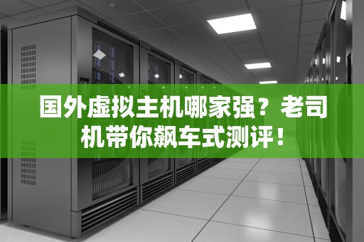 国外虚拟主机哪家强？老司机带你飙车式测评！