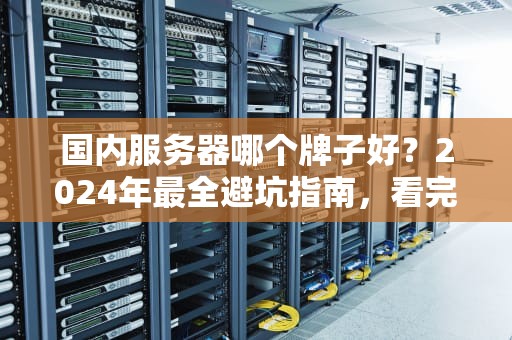 国内服务器哪个牌子好？2024年最全避坑指南，看完秒变老司机！