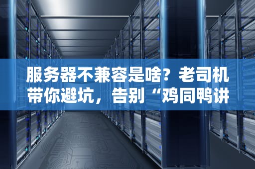 服务器不兼容是啥？老司机带你避坑，告别“鸡同鸭讲”的尴尬！