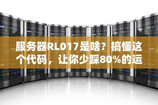 服务器RL017是啥？搞懂这个代码，让你少踩80%的运维坑！