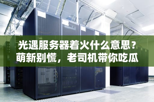 光遇服务器着火什么意思？萌新别慌，老司机带你吃瓜看真相！