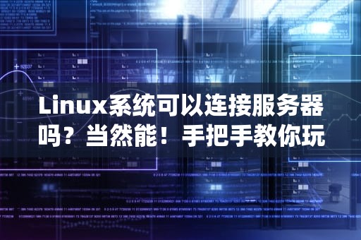 Linux系统可以连接服务器吗？当然能！手把手教你玩转远程操控