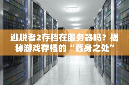 逃脱者2存档在服务器吗？揭秘游戏存档的“藏身之处”与服务器那些事儿