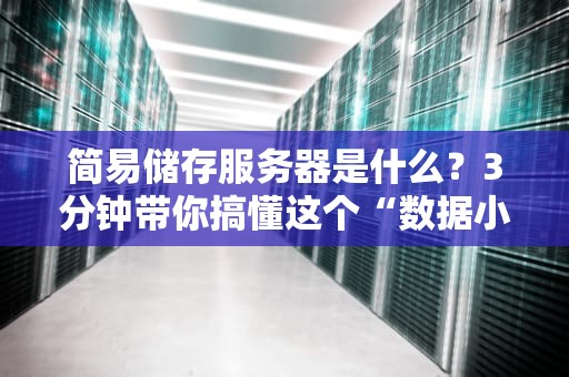 简易储存服务器是什么？3分钟带你搞懂这个“数据小仓库”的奥秘！
