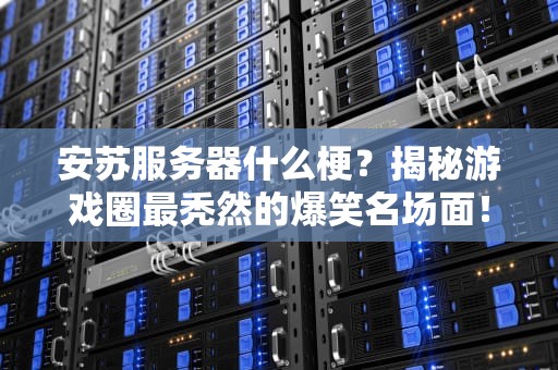 安苏服务器什么梗？揭秘游戏圈最秃然的爆笑名场面！