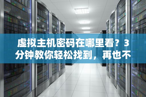 虚拟主机密码在哪里看？3分钟教你轻松找到，再也不用抓狂了！