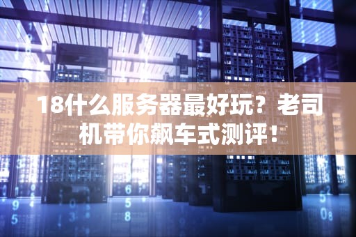 18什么服务器最好玩？老司机带你飙车式测评！