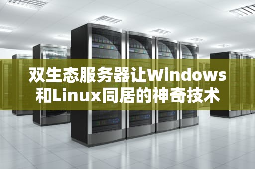 双生态服务器让Windows和Linux同居的神奇技术