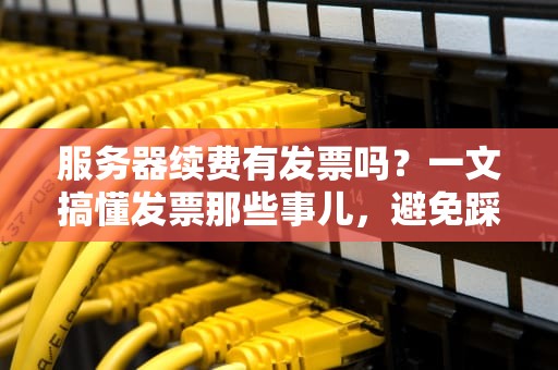 服务器续费有发票吗？一文搞懂发票那些事儿，避免踩坑！