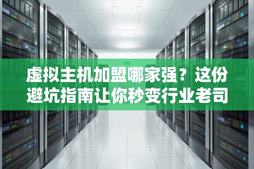 虚拟主机加盟哪家强？这份避坑指南让你秒变行业老司机！