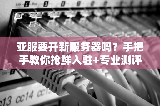 亚服要开新服务器吗？手把手教你抢鲜入驻+专业测评指南！