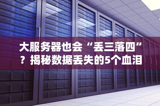 大服务器也会“丢三落四”？揭秘数据丢失的5个血泪瞬间与防翻车指南