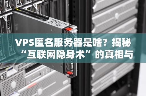 VPS匿名服务器是啥？揭秘“互联网隐身术”的真相与玩法！