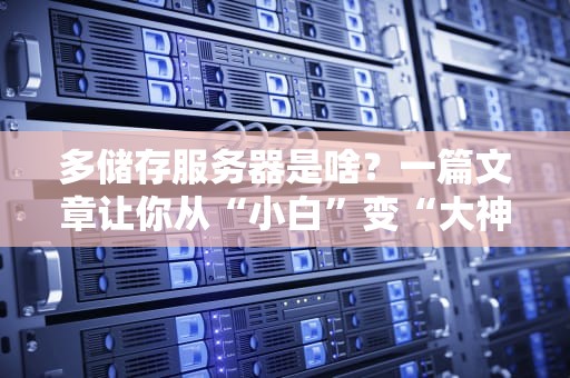多储存服务器是啥？一篇文章让你从“小白”变“大神”！