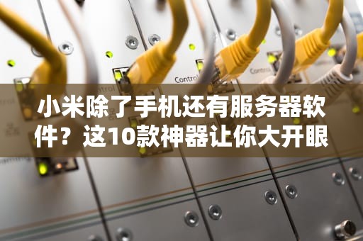 小米除了手机还有服务器软件？这10款神器让你大开眼界！