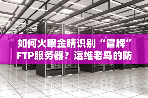 如何火眼金睛识别“冒牌”FTP服务器？运维老鸟的防坑指南