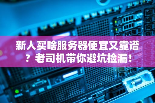 新人买啥服务器便宜又靠谱？老司机带你避坑捡漏！