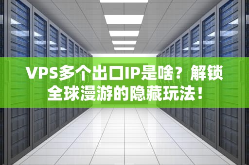 VPS多个出口IP是啥？解锁全球漫游的隐藏玩法！