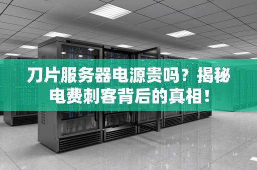 刀片服务器电源贵吗？揭秘电费刺客背后的真相！