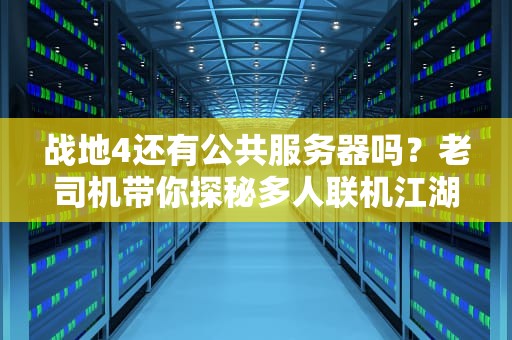 战地4还有公共服务器吗？老司机带你探秘多人联机江湖！