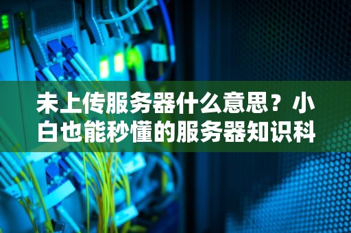 未上传服务器什么意思？小白也能秒懂的服务器知识科普！