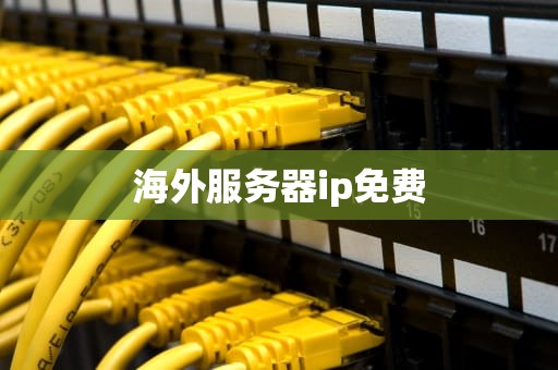 海外服务器ip免费