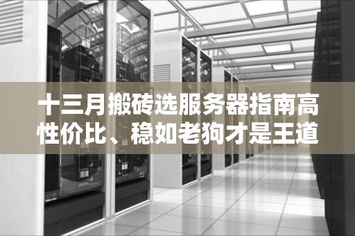 十三月搬砖选服务器指南高性价比、稳如老狗才是王道！