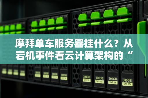 摩拜单车服务器挂什么？从宕机事件看云计算架构的“翻车”现场