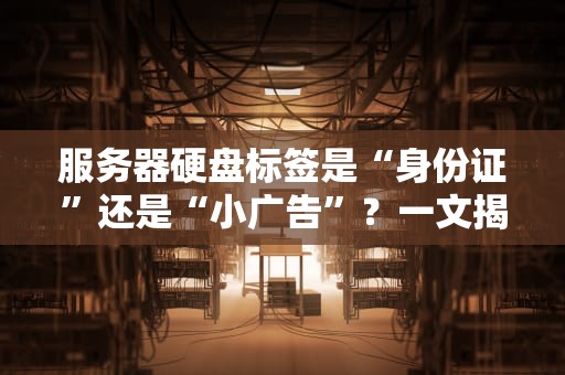 服务器硬盘标签是“身份证”还是“小广告”？一文揭秘它的隐藏技能！