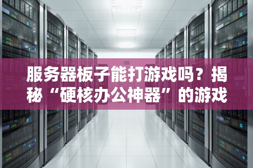 服务器板子能打游戏吗？揭秘“硬核办公神器”的游戏潜力！