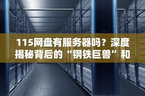 115网盘有服务器吗？深度揭秘背后的“钢铁巨兽”和你的小电影仓库！