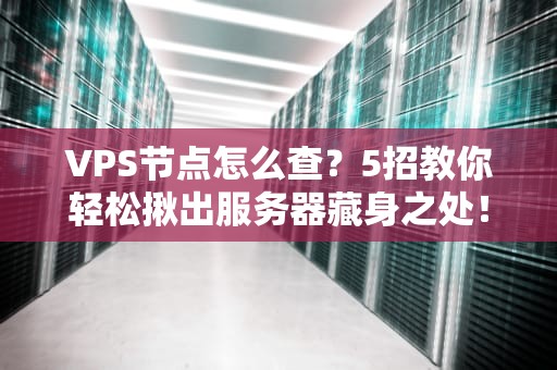 VPS节点怎么查？5招教你轻松揪出服务器藏身之处！