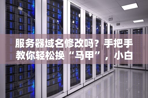 服务器域名修改吗？手把手教你轻松换“马甲”，小白也能变大神！